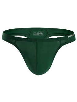 BRAVE PERSON Men's Sexy Thong Underwear Low Rise Bikini T-Back G-String