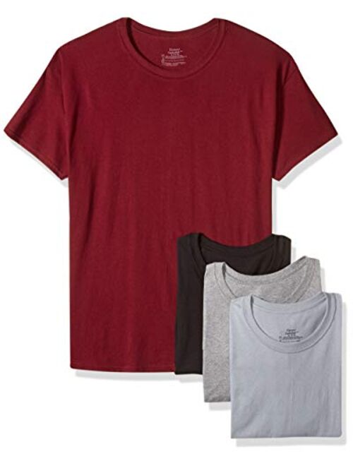 Hanes Men's 4-Pack FreshIQ Odor Control ComfortSoft Crewneck T-Shirt