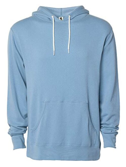 Global Blank Lightweight Hooded Fleece Pullover Sweatshirt Active Hoodies for Men & Women