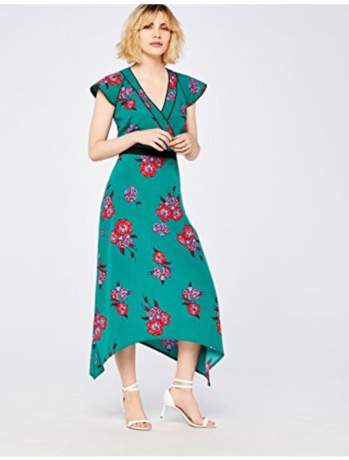 find. Women's Asymmetric Midi Floral Dress