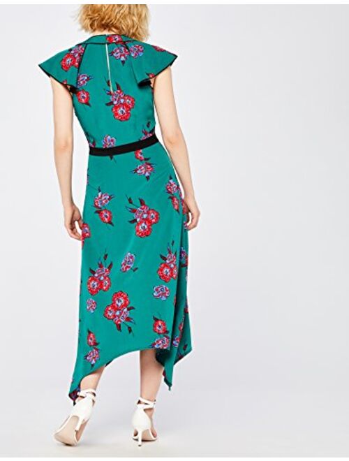 find. Women's Asymmetric Midi Floral Dress