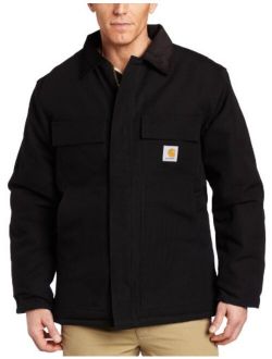 Men's Loose Fit Firm Duck Insulated Traditional Coat