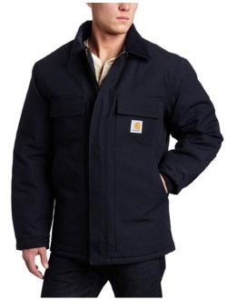 Men's Loose Fit Firm Duck Insulated Traditional Coat