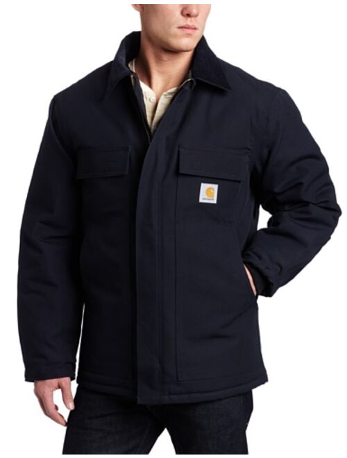 Carhartt Men's Loose Fit Firm Duck Insulated Traditional Coat