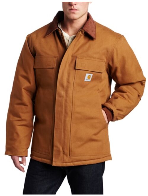 Carhartt Men's Loose Fit Firm Duck Insulated Traditional Coat