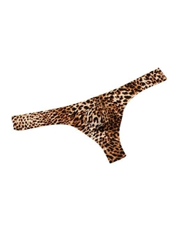 Hot Men's Leopard Print Thong G-String Underwear, Men's Leopard Print Thong Undie.