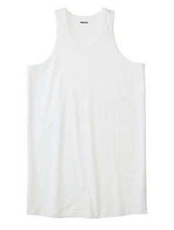 KingSize Men's Big and Tall Longer-Length Shrink-Less Lightweight Tank