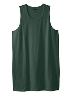 KingSize Men's Big and Tall Longer-Length Shrink-Less Lightweight Tank