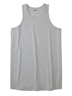 KingSize Men's Big and Tall Longer-Length Shrink-Less Lightweight Tank