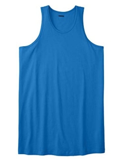 KingSize Men's Big and Tall Longer-Length Shrink-Less Lightweight Tank