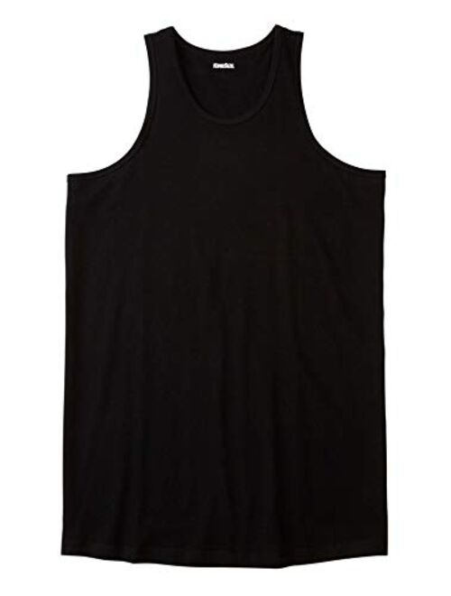 KingSize Men's Big and Tall Longer-Length Shrink-Less Lightweight Tank