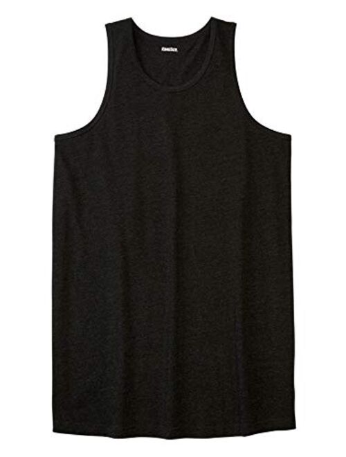 KingSize Men's Big and Tall Longer-Length Shrink-Less Lightweight Tank