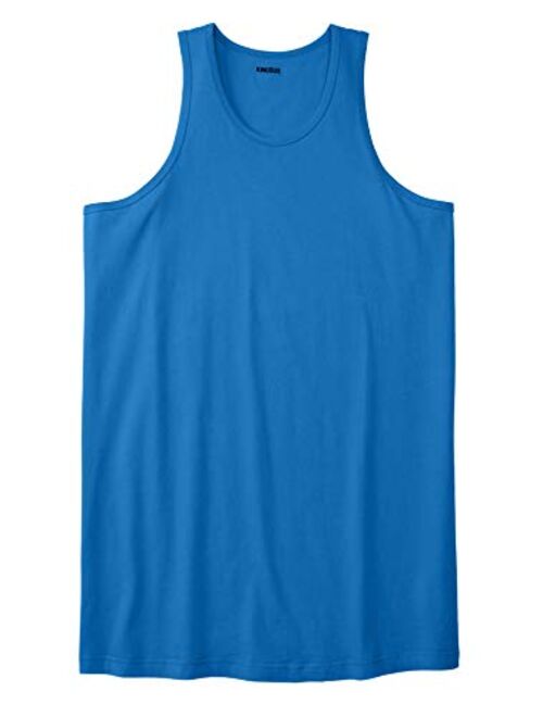 KingSize Men's Big and Tall Longer-Length Shrink-Less Lightweight Tank