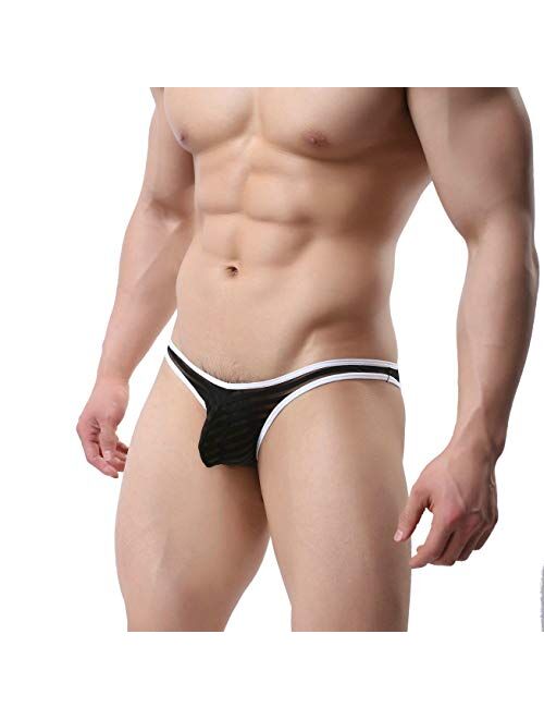 MuscleMate UltraHot Men's Thong Men's G-String Comfort Thong Low Raise Underwear Honey Bubble