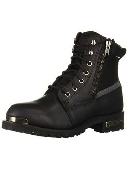 Ride Tecs 6" Reflective Double Zipper Biker Men's Boot