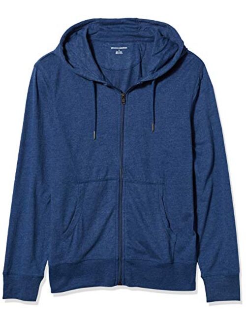 Amazon Essentials Men's Lightweight Jersey Full-Zip Hoodie