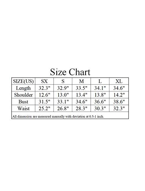 M T 4 YOU Women's Summer Sexy Sleeveless Turtleneck Stretchy Bodycon T Shirt Short Mini Dresses