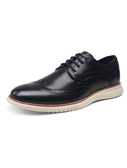 Men's Dress Shoes Brogue Formal Lace Up Oxfords Shoes