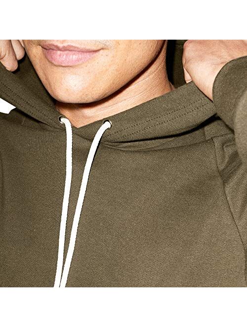 American Apparel Men's California Fleece Long Sleeve Pullover Hoodie