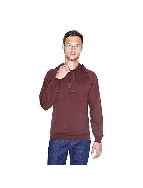 American Apparel Men's California Fleece Long Sleeve Pullover Hoodie