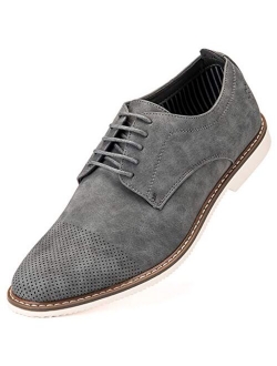 Mio Marino Mens Oxford Casual Dress Shoe