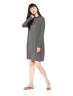 Amazon Brand - Daily Ritual Women's Jersey Mock-Neck Swing Dress