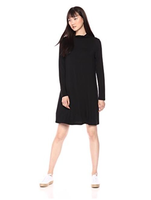 Amazon Brand - Daily Ritual Women's Jersey Mock-Neck Swing Dress