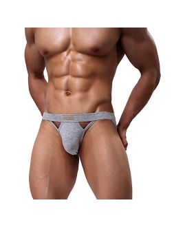 Men's Jockstrap Underwear Sexy Soft Cotton Jock Strap Athletic Supporter