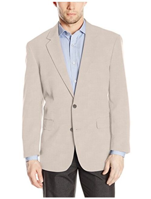 Louis Raphael Men's Tailored Classic Fit 2 Button Center Vent Jacket