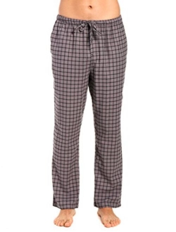 Noble Mount Twin Boat Mens Pajama Pants - 100% Cotton Flannel Mens Lounge Pants