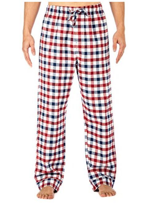 Noble Mount Twin Boat Mens Pajama Pants - 100% Cotton Flannel Mens Lounge Pants