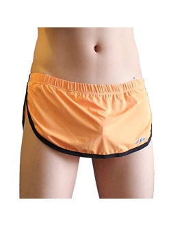 KAMUON Mens Sexy Pouch Thong G-String Boxer Underwear Panties Home Sleep Shorts