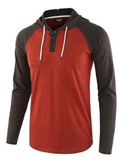 Estepoba Mens Casual Athletic Fit Lightweight Active Sports Jersey Shirt Hoodie