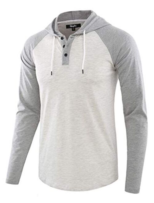 Estepoba Mens Casual Athletic Fit Lightweight Active Sports Jersey Shirt Hoodie