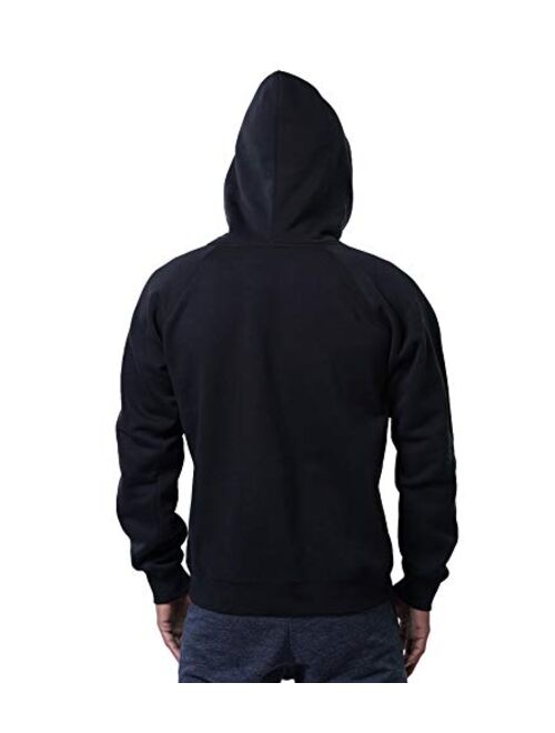 FORBIDEFENSE Men's Pullover Fleece Hoodie Long Sleeve Hooded Sweatshirt