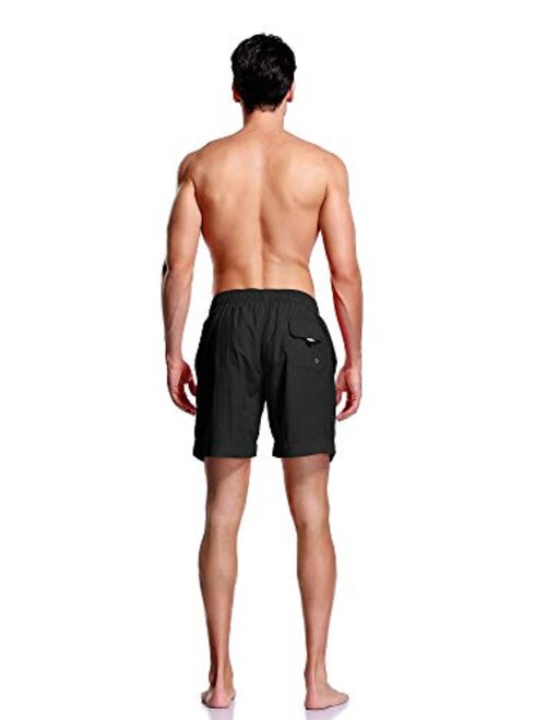 Adoretex Men's Guard Quick Dry Mesh Lining Pockets Swim Trunks Water Shorts Swimsuit