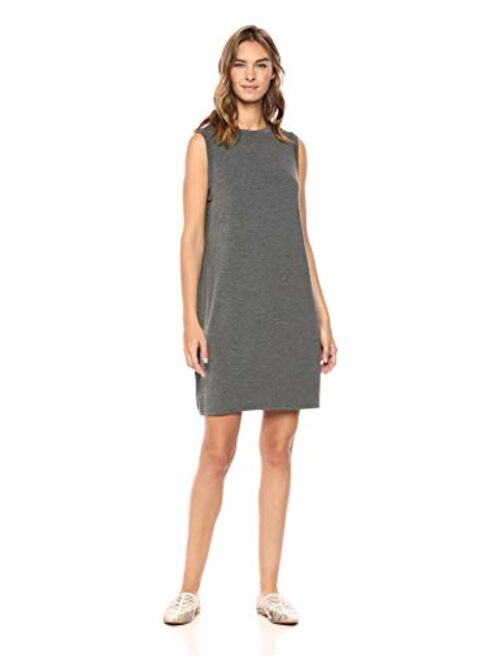 Amazon Brand - Daily Ritual Women's Jersey Sleeveless Mock-Neck Dress