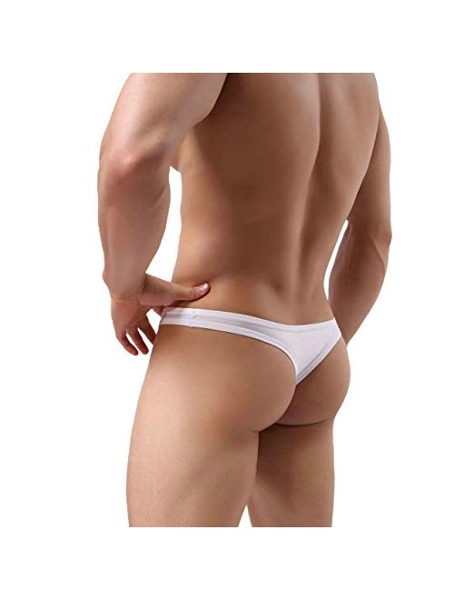 MuscleMate Premium Men's Thong Underwear, No Visible Lines, Men's Thong G-String Underpants