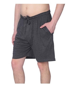 Men's Jersey Knit Pajama Shorts Lounge Shorts Available in Plus Size