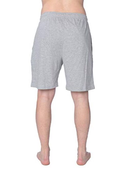 Men's Jersey Knit Pajama Shorts Lounge Shorts Available in Plus Size