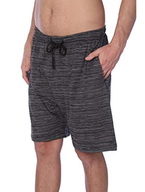 Men's Jersey Knit Pajama Shorts Lounge Shorts Available in Plus Size