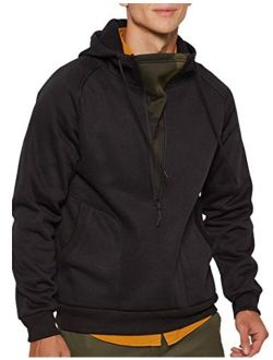 DUOFIER Men's Heavy Blend Fleece Pullover Hooded Sweatshirt with Kanga Pocket