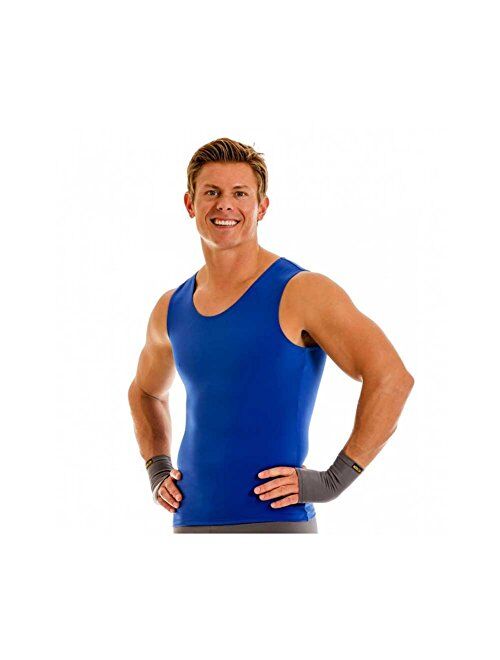 Insta Slim ISPRO Slimming Muscle Tank Top Shapewear Compression Shirt for Men