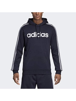 Men's Essentials 3-stripes Pullover Fleece Hooded Sweatshirt