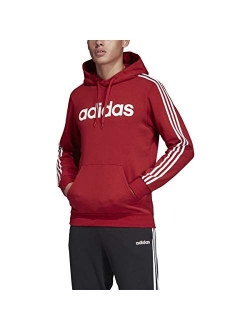 Men's Essentials 3-stripes Pullover Fleece Hooded Sweatshirt