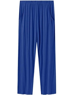 MoFiz Men's Modal PJ Bottom Jersey Knit Pajama Pants/Lounge Pants/Sleepwear Pants