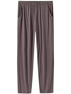 MoFiz Men's Modal PJ Bottom Jersey Knit Pajama Pants/Lounge Pants/Sleepwear Pants