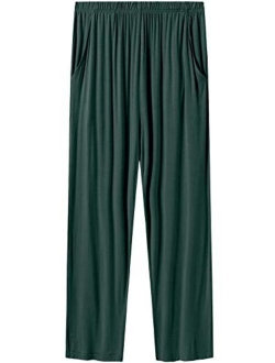 MoFiz Men's Modal PJ Bottom Jersey Knit Pajama Pants/Lounge Pants/Sleepwear Pants