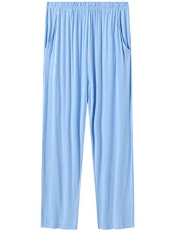 MoFiz Men's Modal PJ Bottom Jersey Knit Pajama Pants/Lounge Pants/Sleepwear Pants