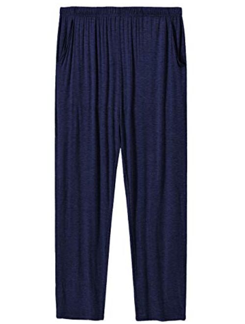 MoFiz Men's Modal PJ Bottom Jersey Knit Pajama Pants/Lounge Pants/Sleepwear Pants